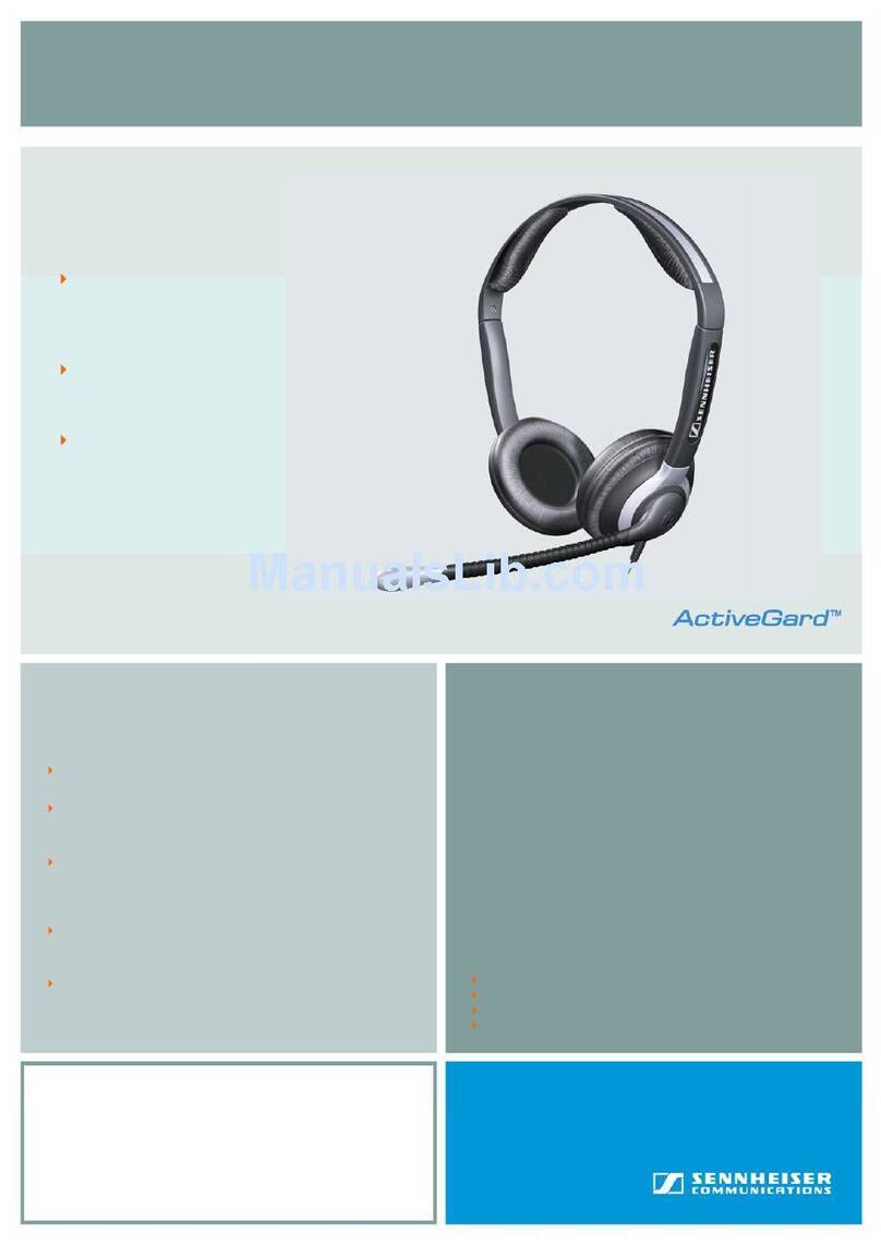 Sennheiser CC 550 - datasheet