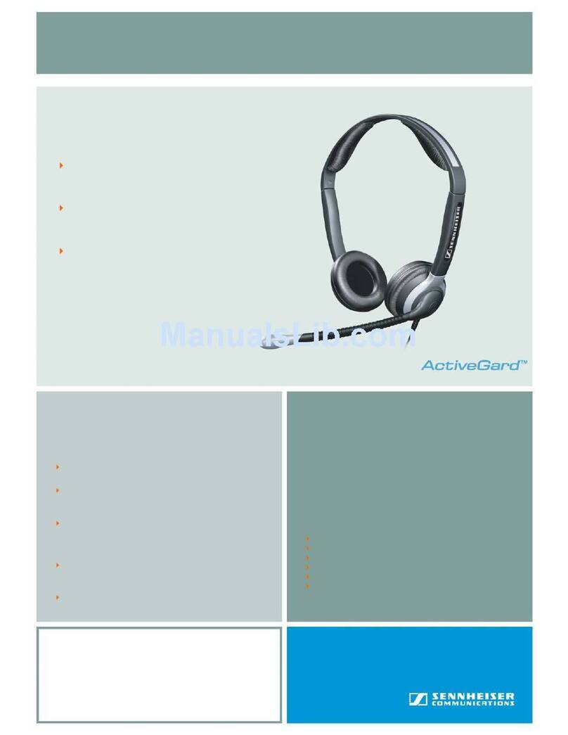 Sennheiser CC 540 - User manual