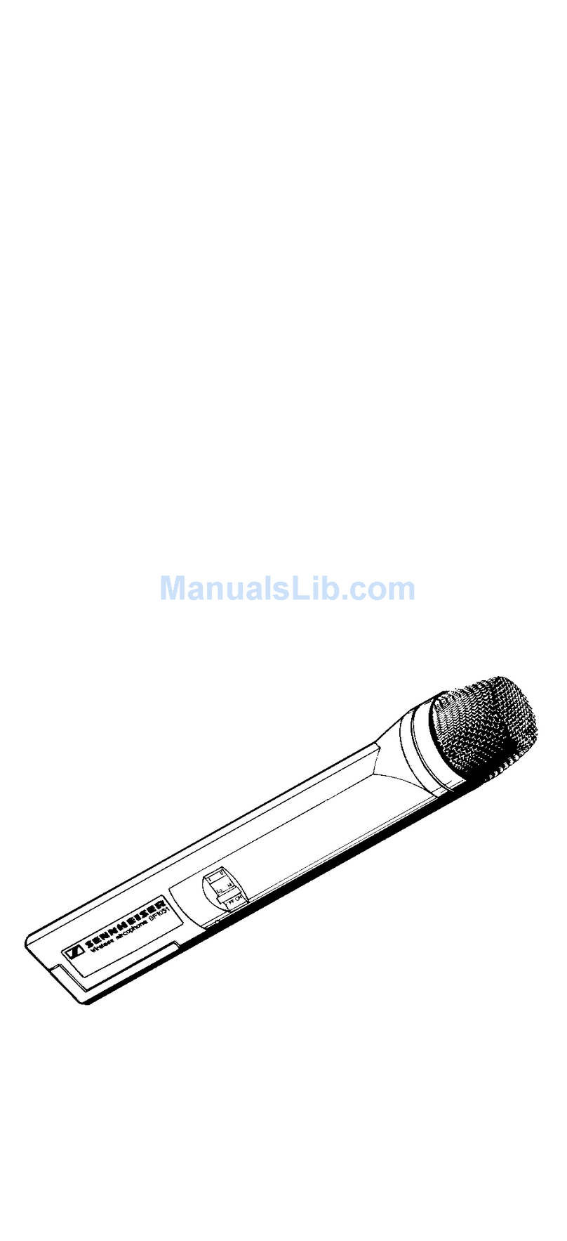 Sennheiser BF 1051-VHF Instructions for use