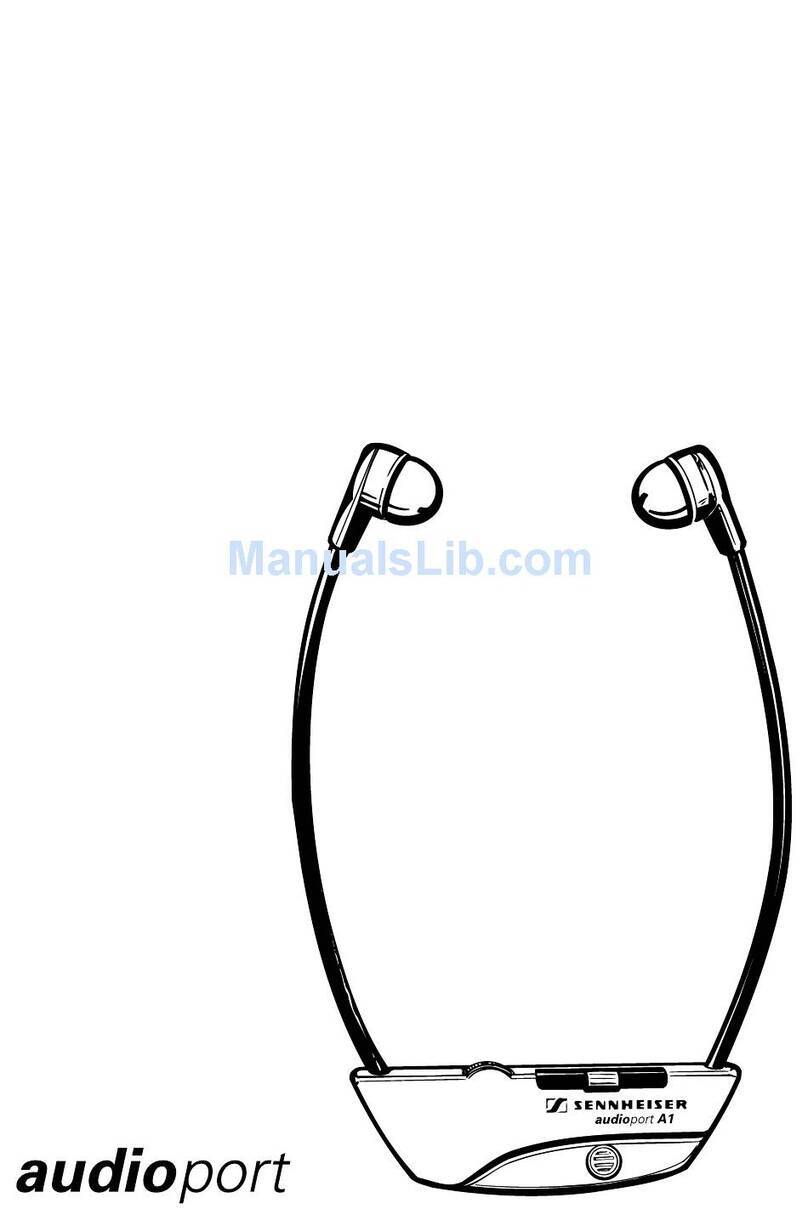 Sennheiser AUDIOPORT A 1 Instructions for use