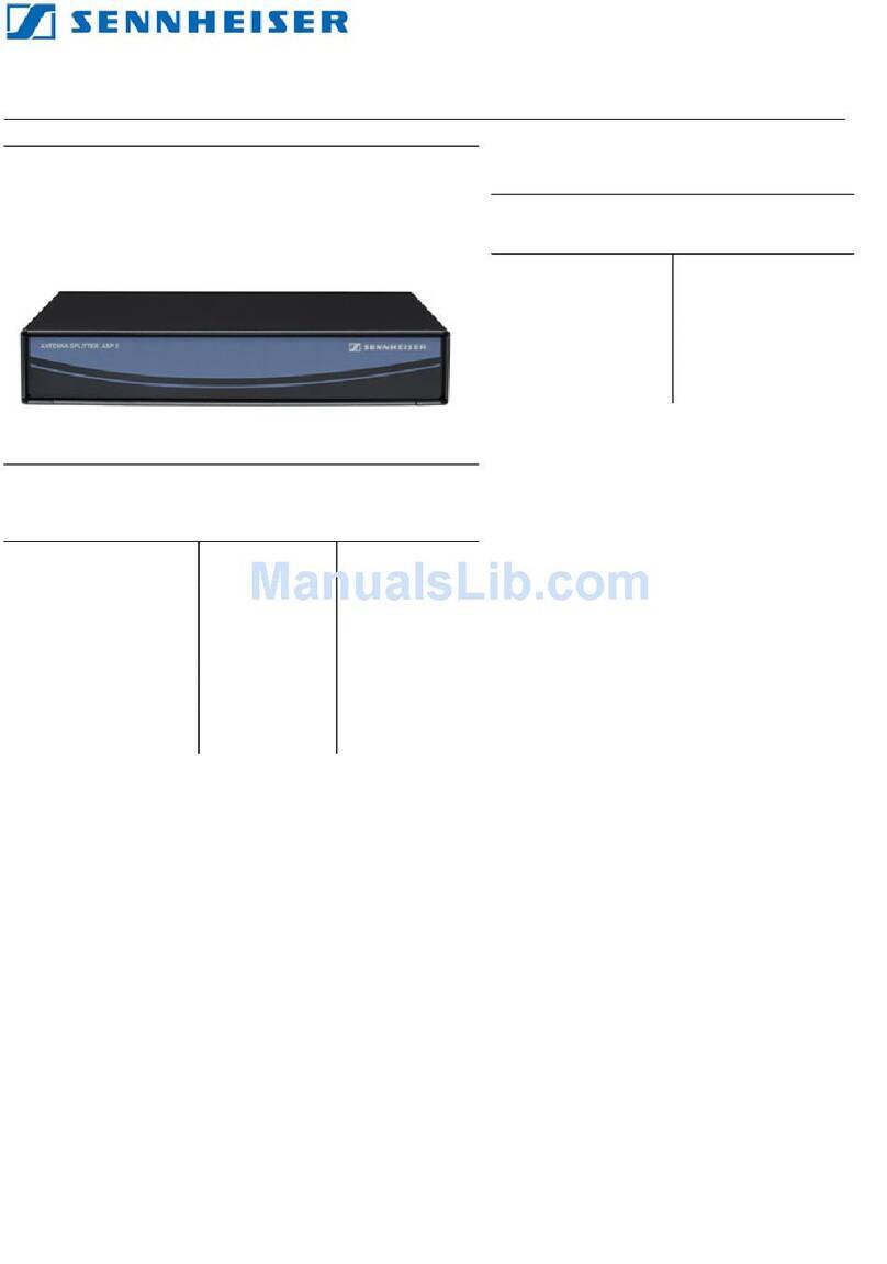 Sennheiser ASP 2 User manual