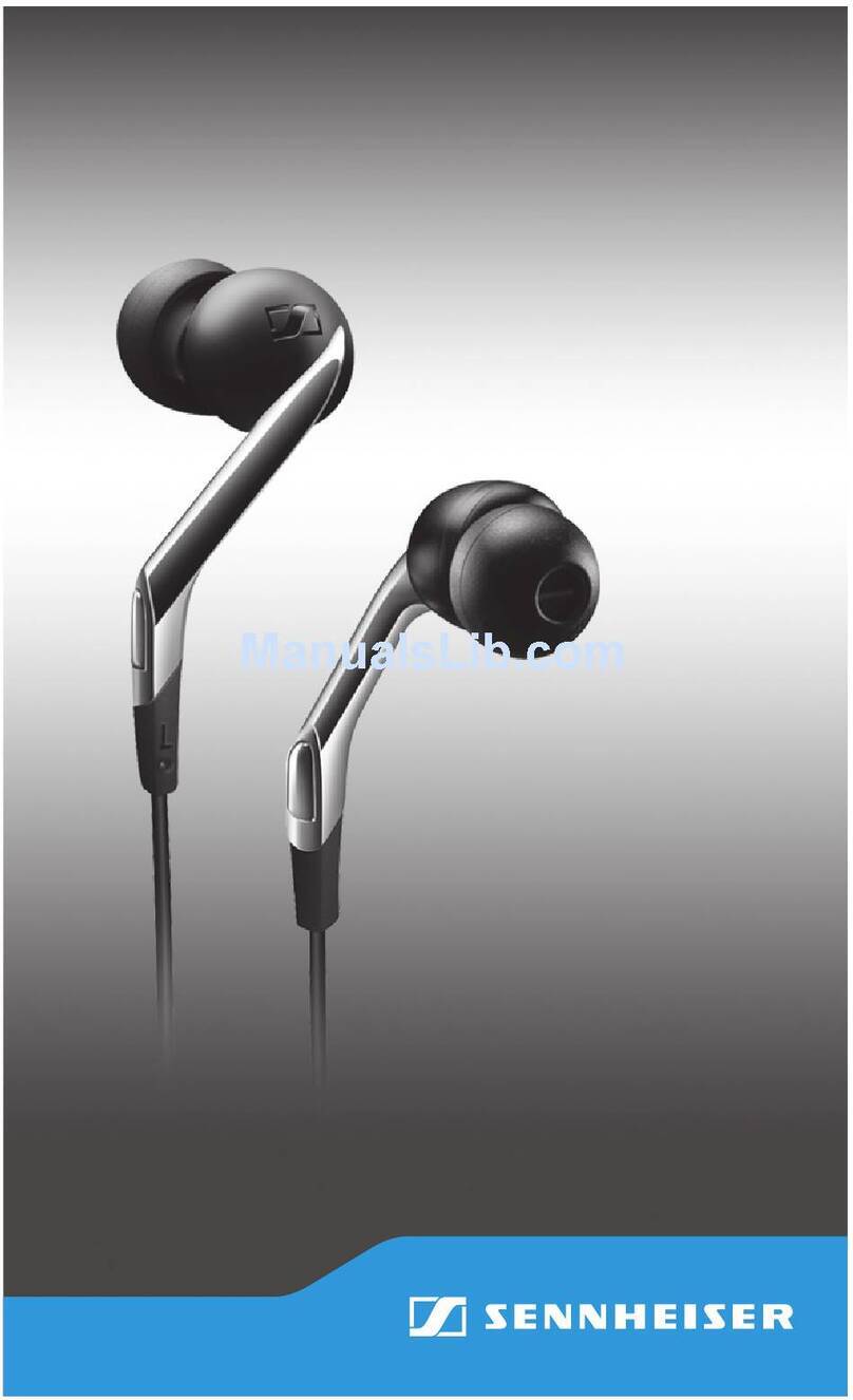 Sennheiser CX 980I instruction manual