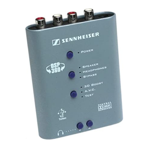 Sennheiser DSP 360 - SHORT instructions
