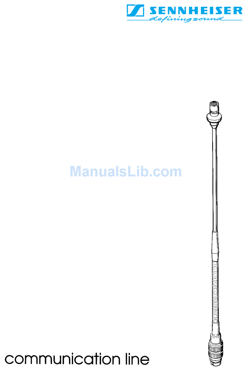 Sennheiser COM 1424 Instructions for use