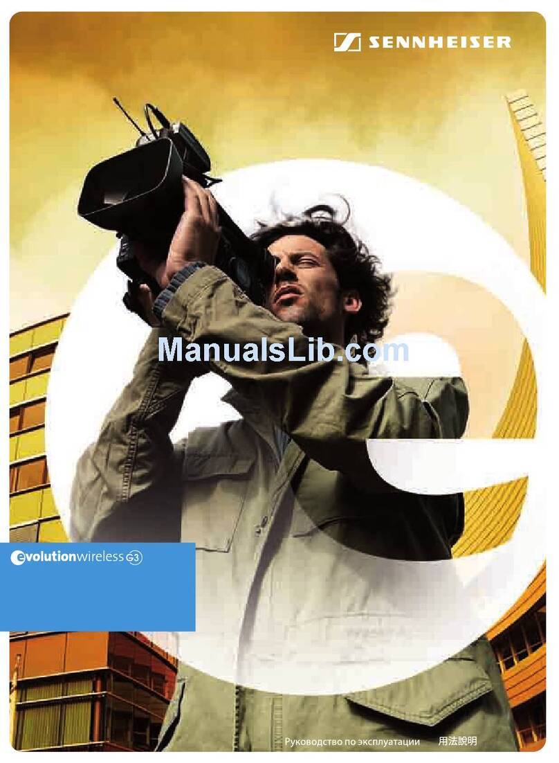 Sennheiser 100-P - 01-09 User manual