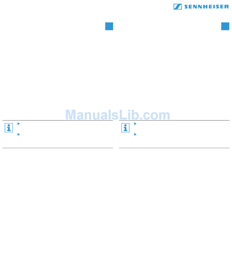 Sennheiser EK 2000 IEM User manual