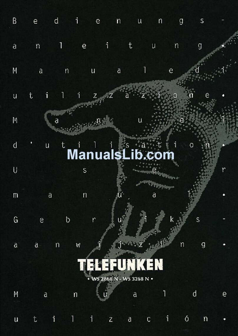 Telefunken WS2868N User manual