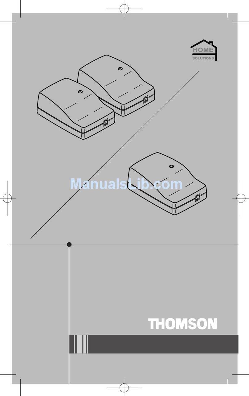 THOMSON WPJ 540 user manual