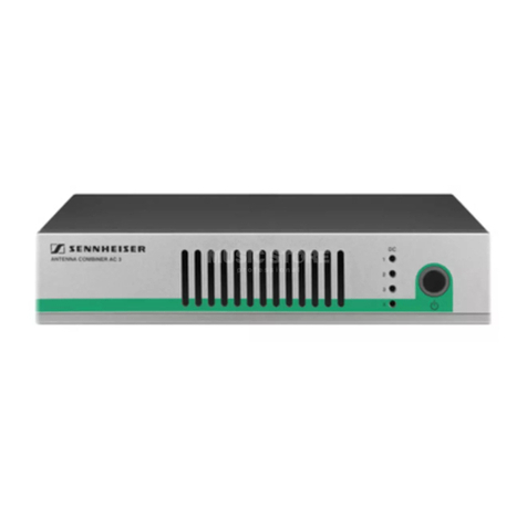 Sennheiser AC 3 - ANNEXE 748 User manual Sennheiser AC 3 - ANNEXE 748 User manual