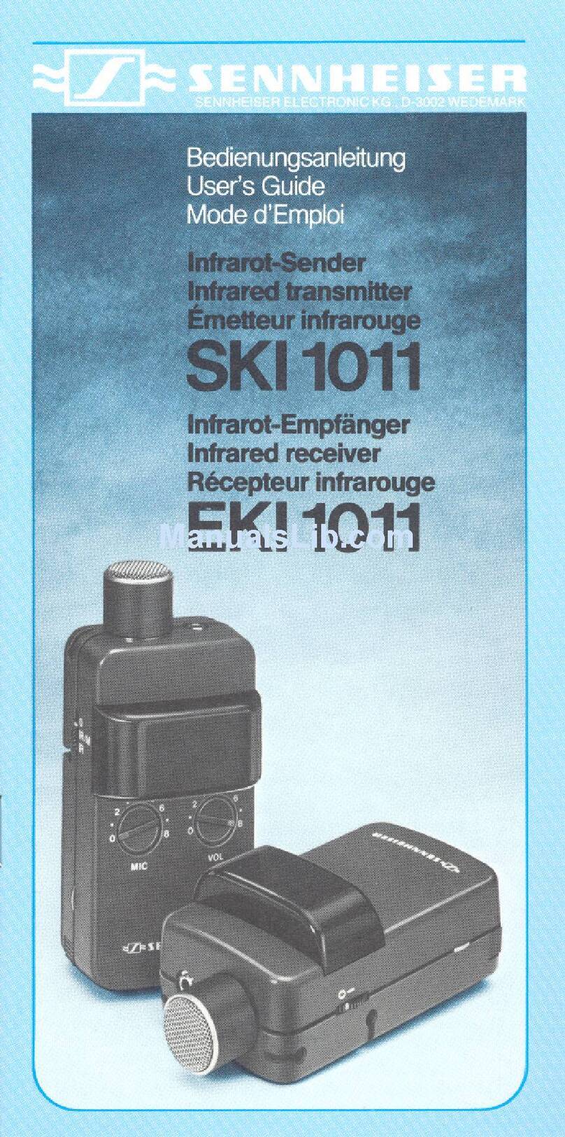 Sennheiser SKI 1011 manual