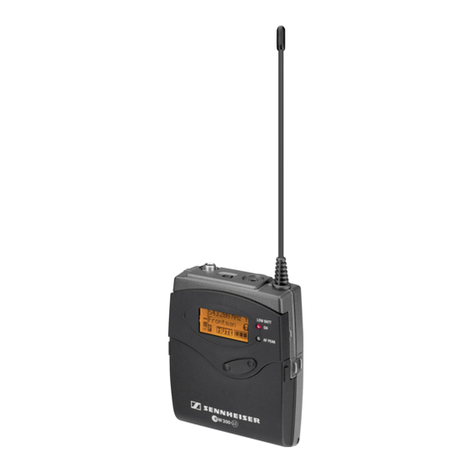 Sennheiser EK 300 IEM instruction manual