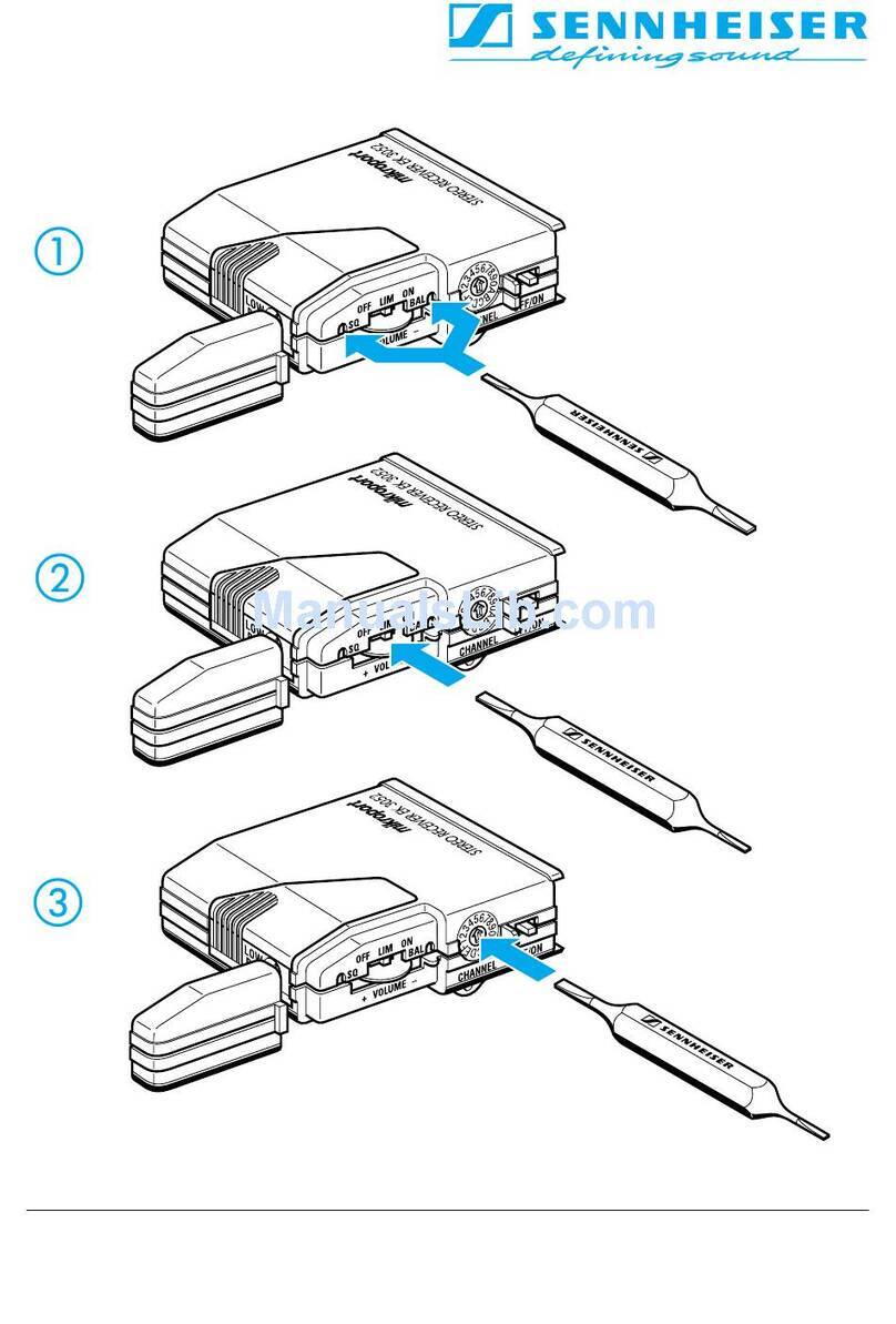 Sennheiser EK 3052 manual
