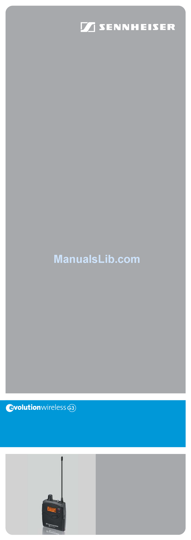 Sennheiser EK 300 IEM - 01-09 User manual