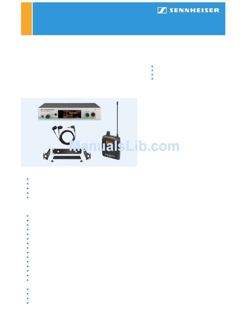 Sennheiser EK 300 IEM Dimensions Sennheiser EK 300 IEM Dimensions