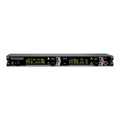 Sennheiser EM 3731 - FREQUENCY TABLES Instructions for use