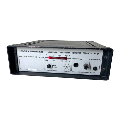 Sennheiser EM 2003 User manual