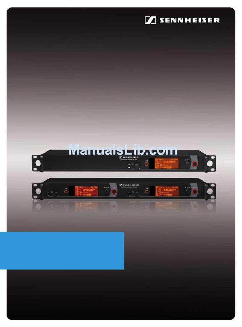 Sennheiser EM 2000 - 01-09 User manual