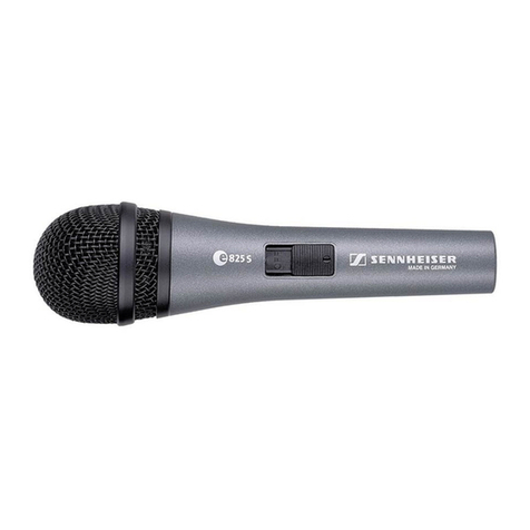 Sennheiser E 825 S - User manual Sennheiser E 825 S - User manual
