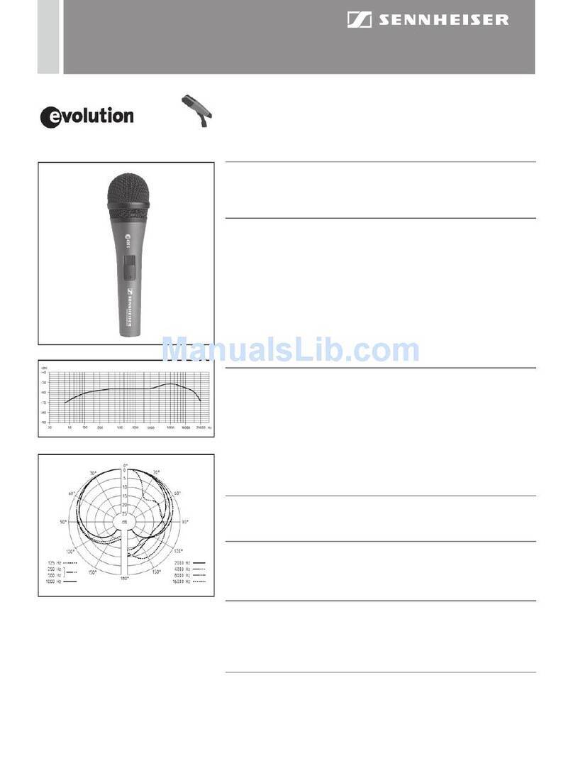 Sennheiser E 825 S - Product sheet