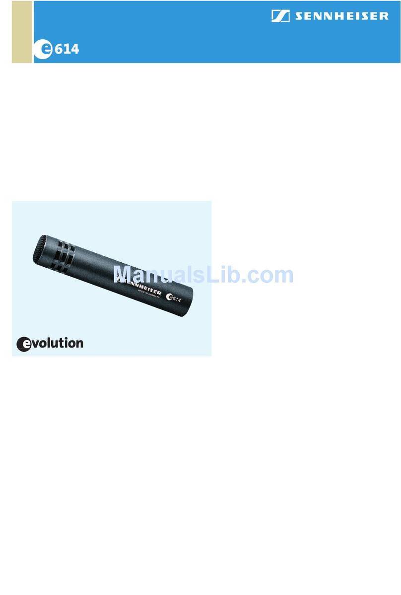 Sennheiser e614 datasheet