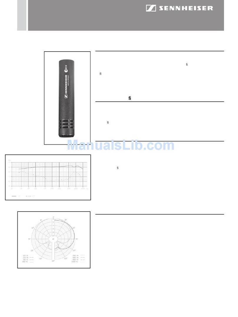 Sennheiser e614 Product sheet