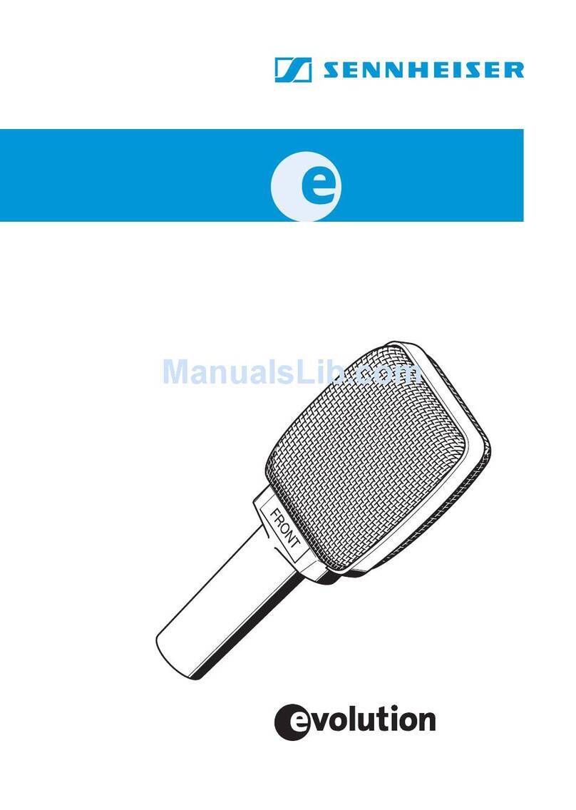 Sennheiser E 606 - 09-04 Instructions for use
