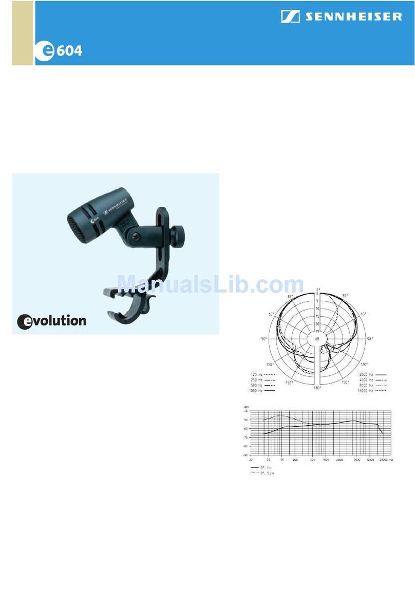 Sennheiser Evolution E 604 Specifications