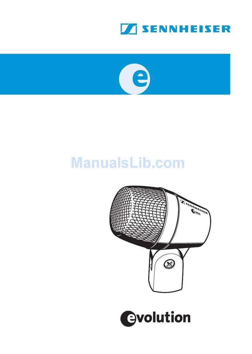 Sennheiser evolution e 904 Instructions for use