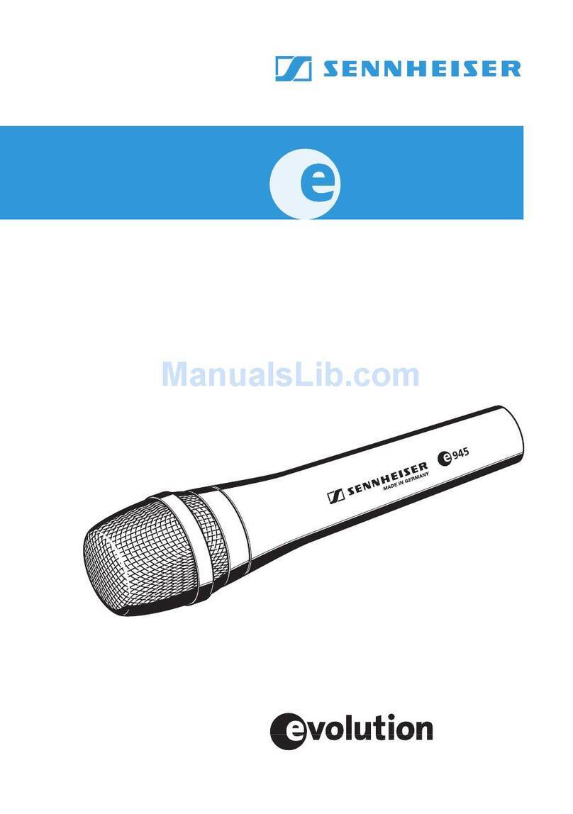 Sennheiser E 945 - 03-06 Instructions for use