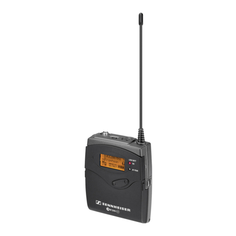 Sennheiser SK 300 G3 instruction manual