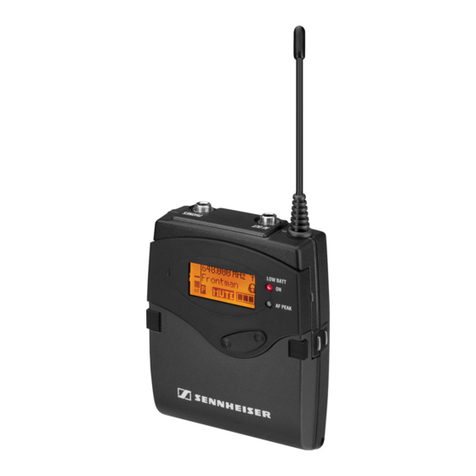 Sennheiser SK 2000 User manual