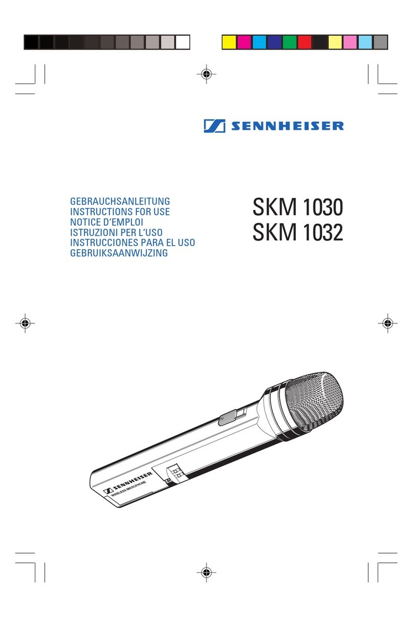Sennheiser SKM 1032 User manual