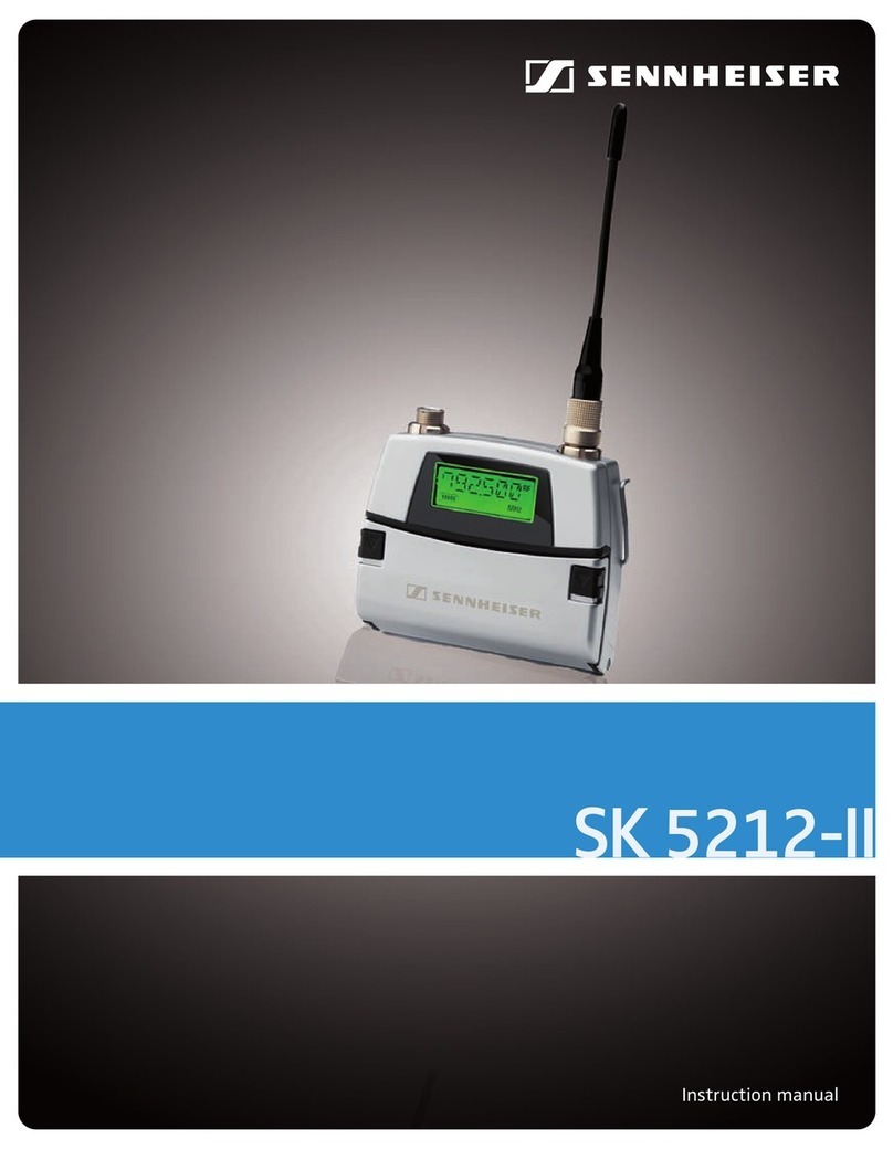 Sennheiser SK 5212-II - 09-09 instruction manual