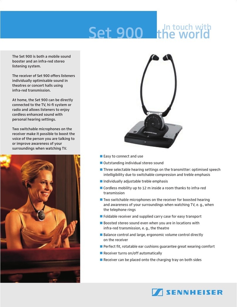 Sennheiser SET 900 specification