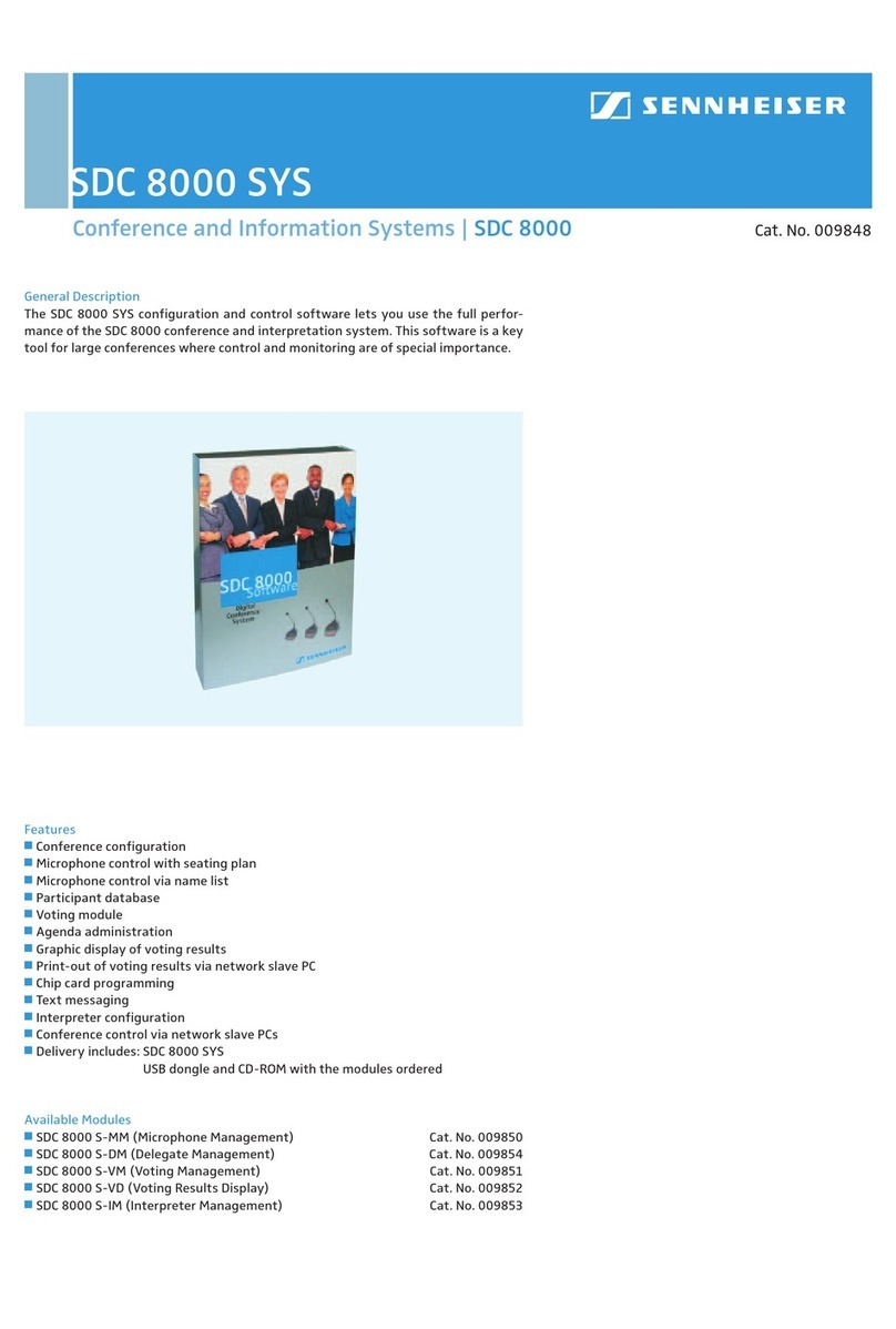 Sennheiser SDC 8000 SYS General description