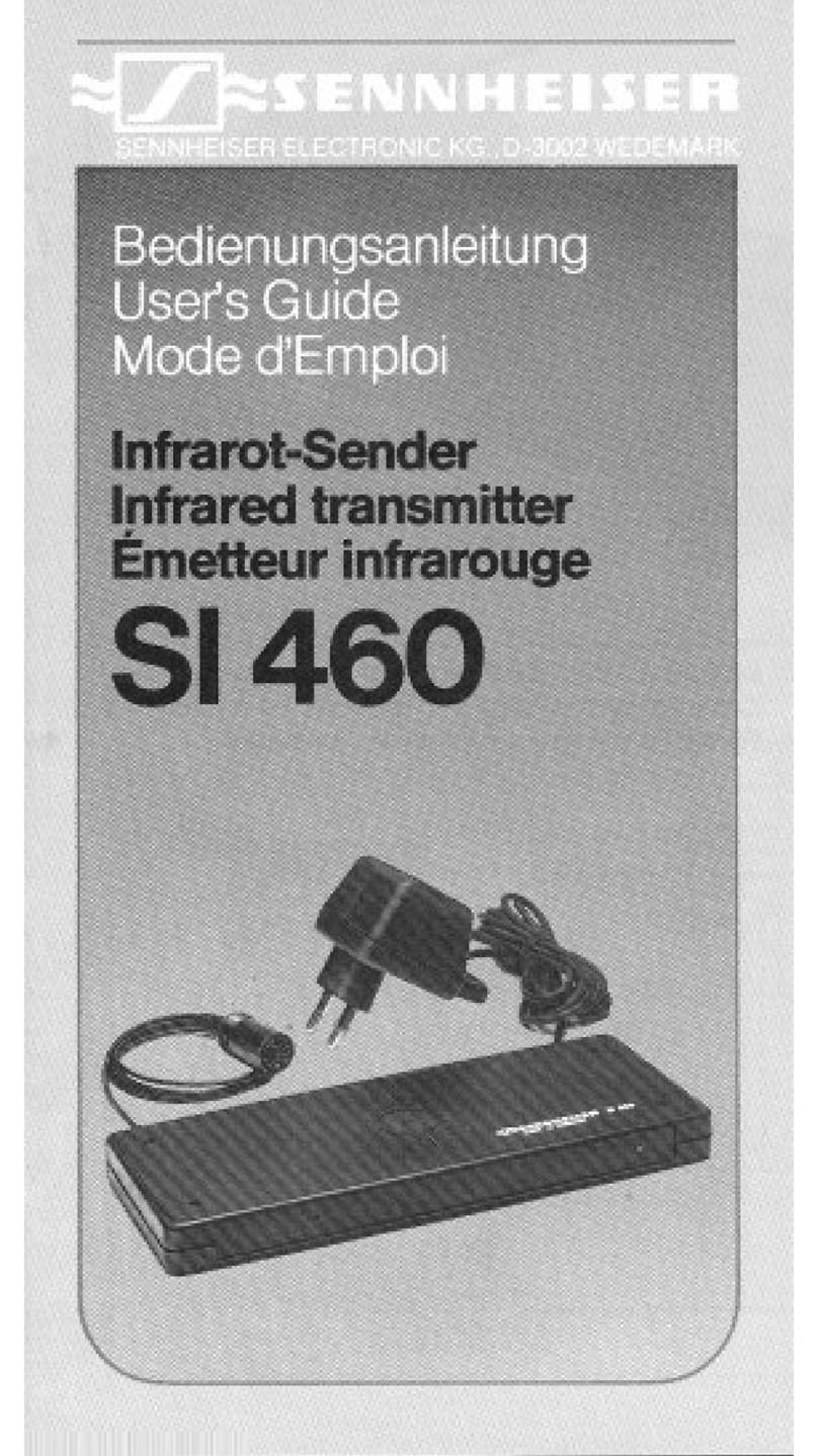 Sennheiser SI 460 manual