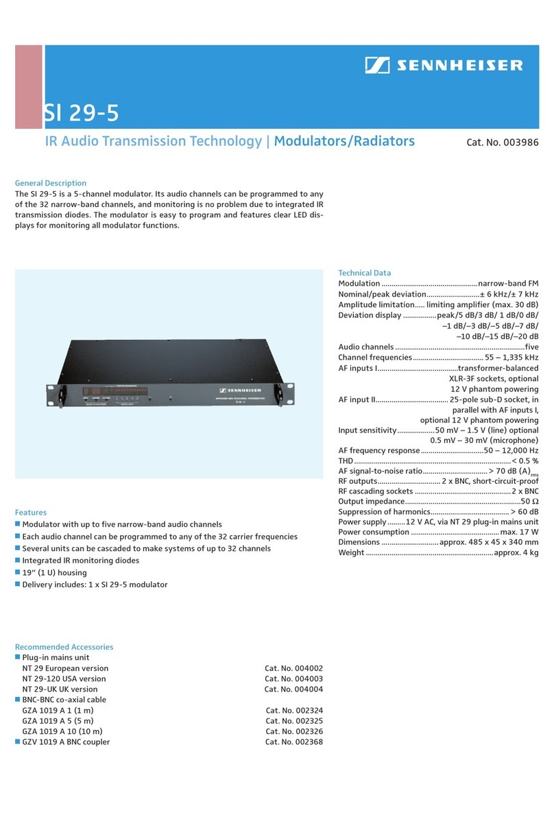 Sennheiser SI 29-5 Dimensions
