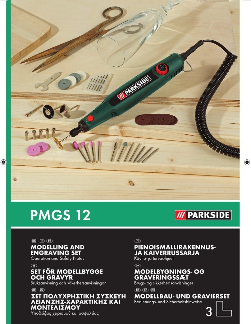 Parkside KH 3037 MODELLING AND ENGRAVING SET User manual