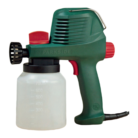 Parkside KH 3031 PAINT SPRAY GUN Operation and safety notes