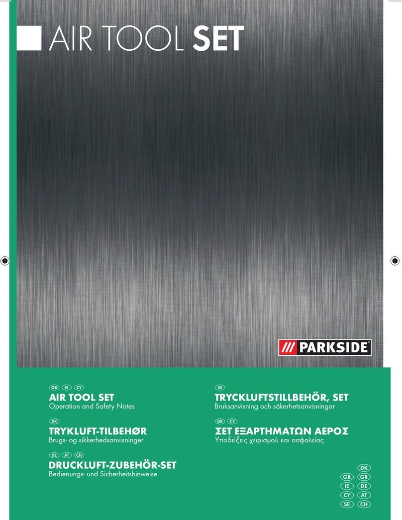 Parkside AIR TOOL SET Operation and safety notes