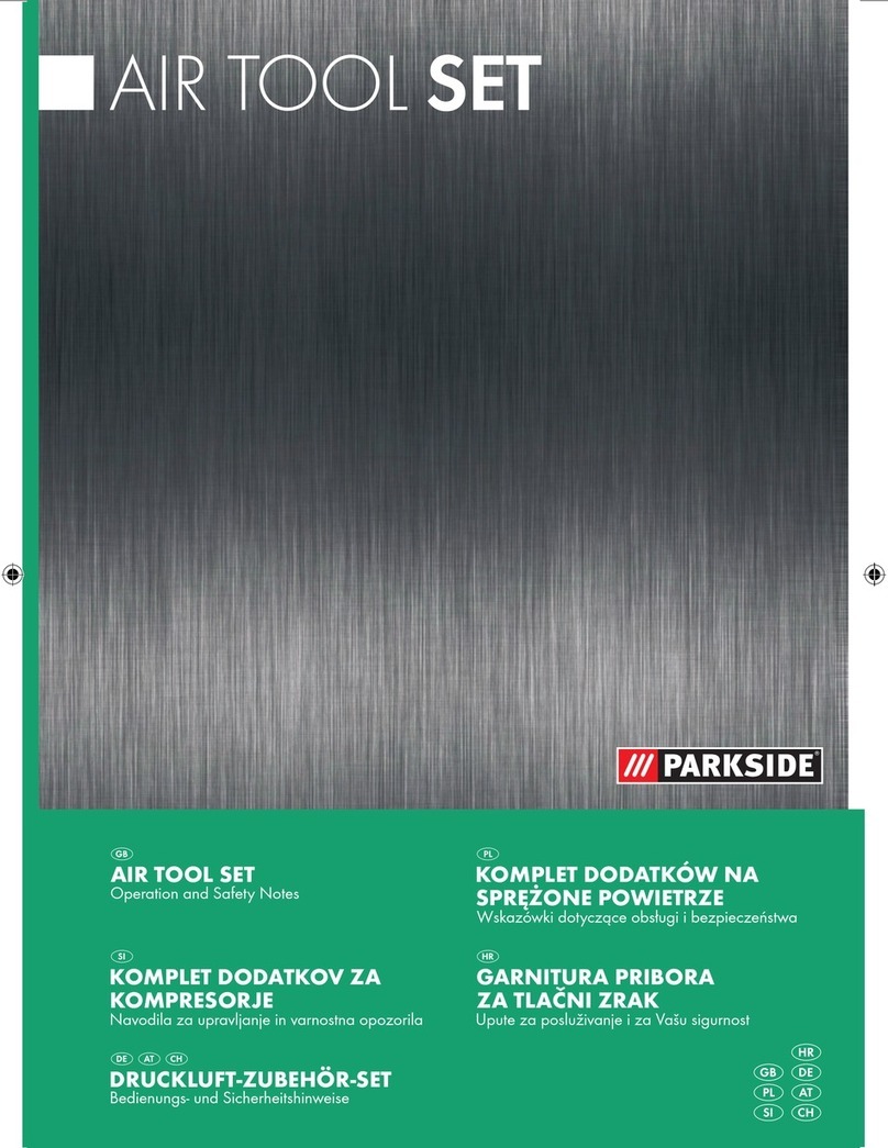 Parkside AIR STAPLER SET - 2 User manual Parkside AIR STAPLER SET - 2 User manual