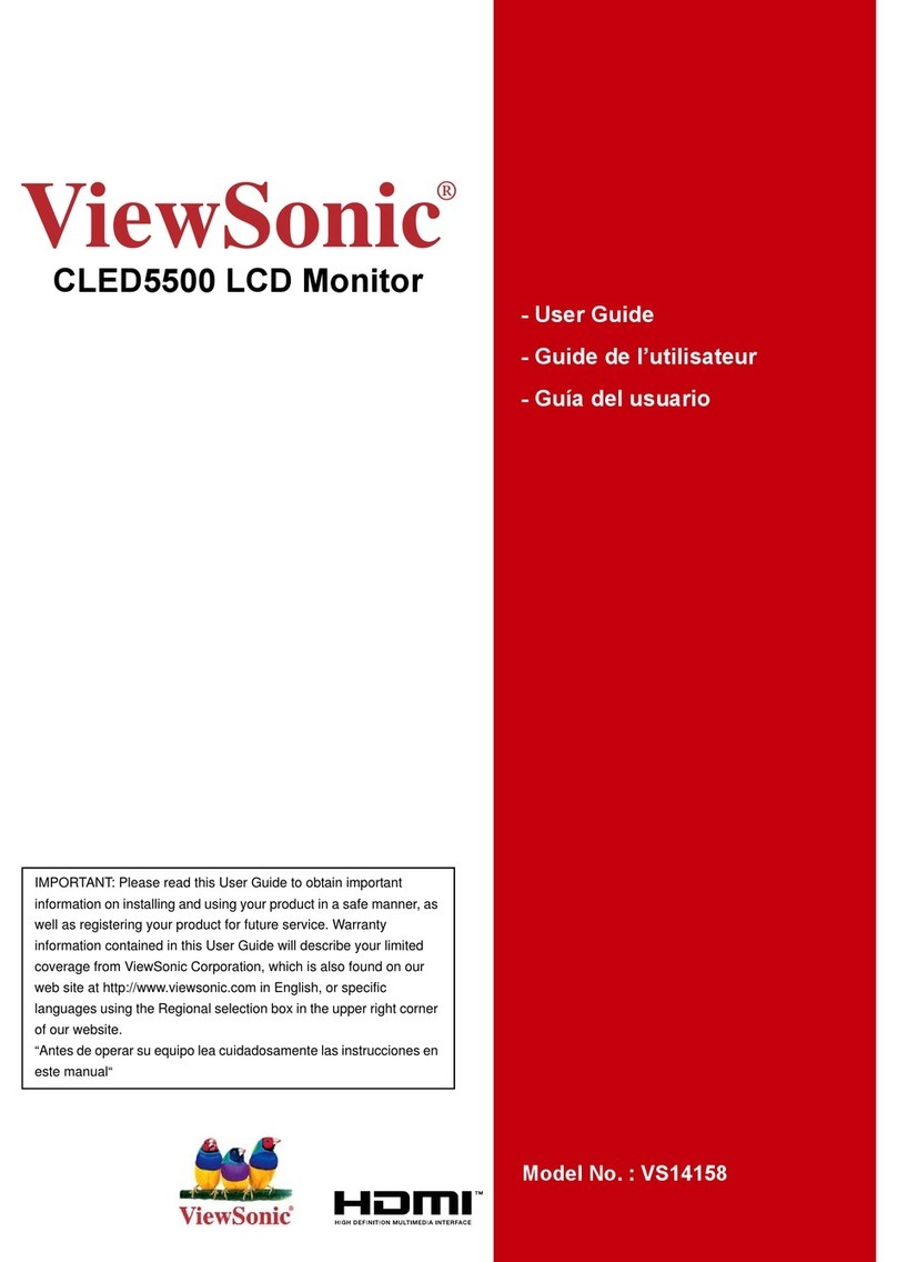 ViewSonic CLED5500 User manual ViewSonic CLED5500 User manual