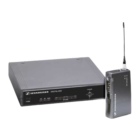 Sennheiser WIRELESS DIGITAL instruction manual
