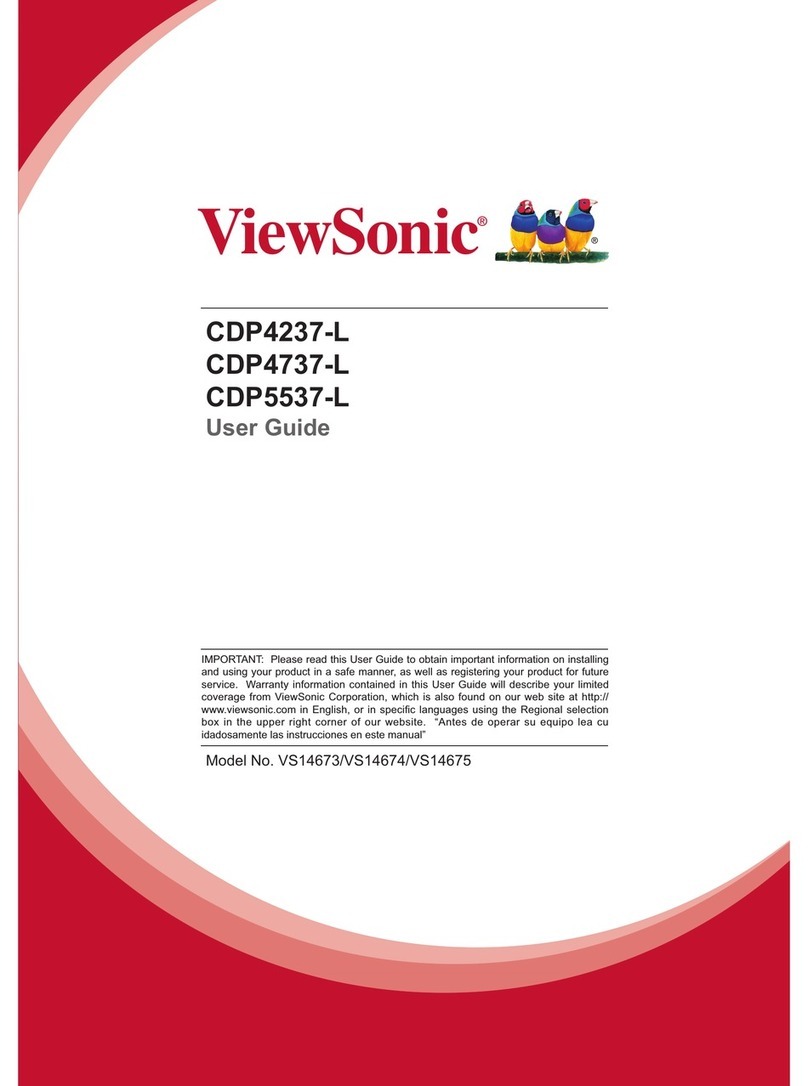 ViewSonic CDP4237-L User manual