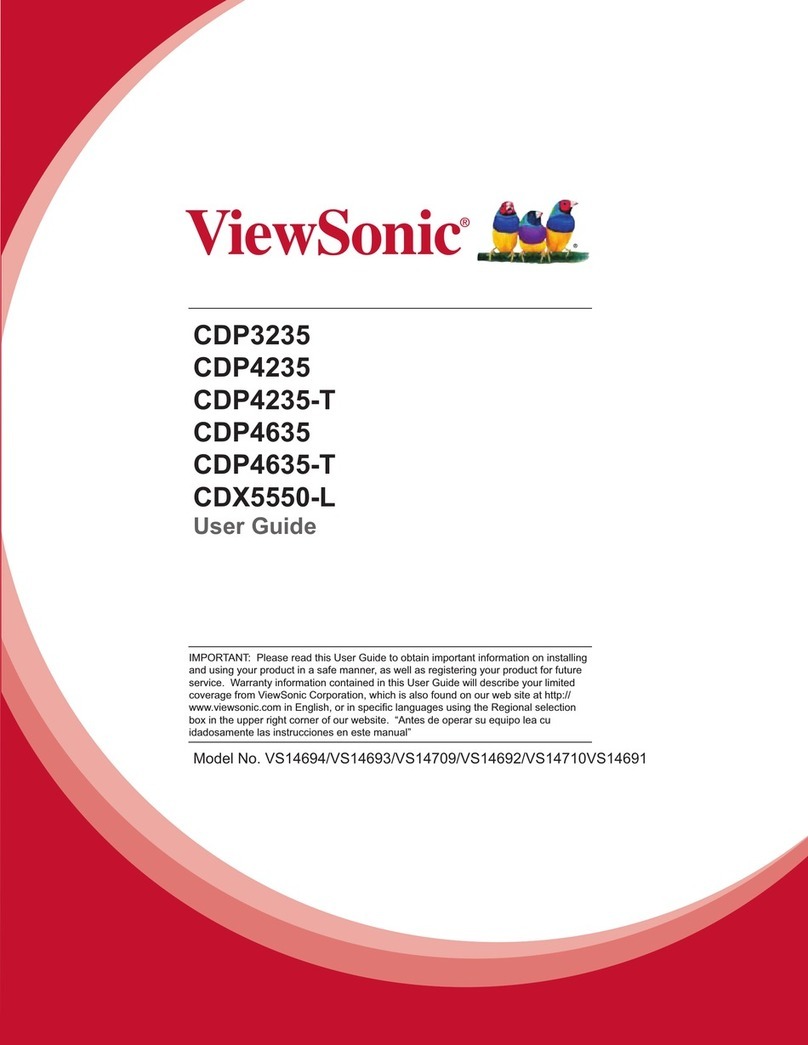 ViewSonic CDP3235 User manual