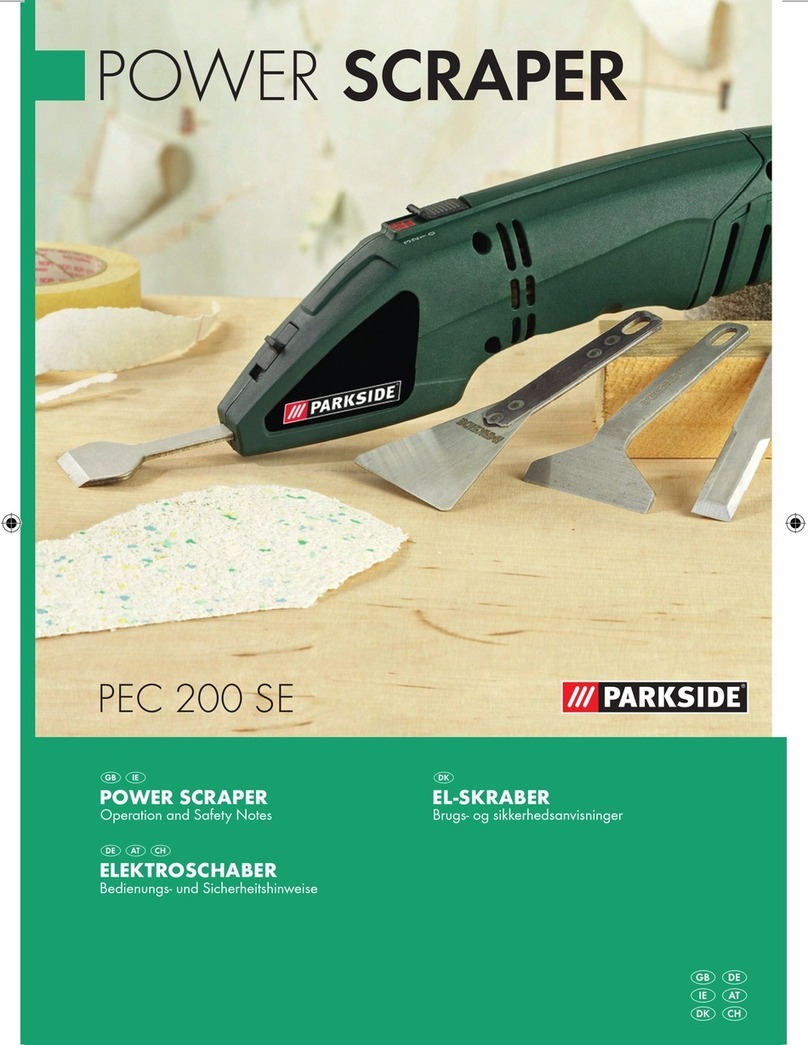 Parkside KH 3163 POWER SCRAPER Operation and safety notes