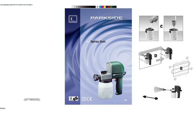 Parkside KH 3114 ELECTRIC SPRAY GUN manual