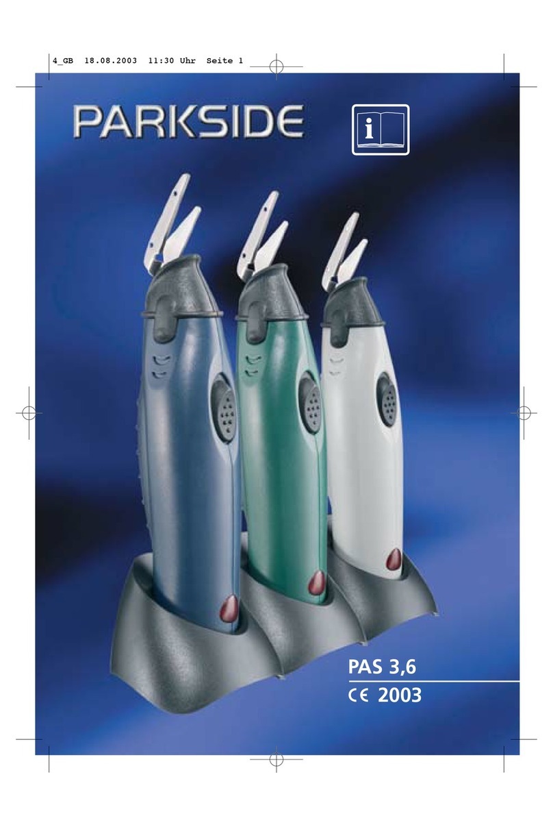 Parkside KH 3103 CORDLESS SCISSORS User manual