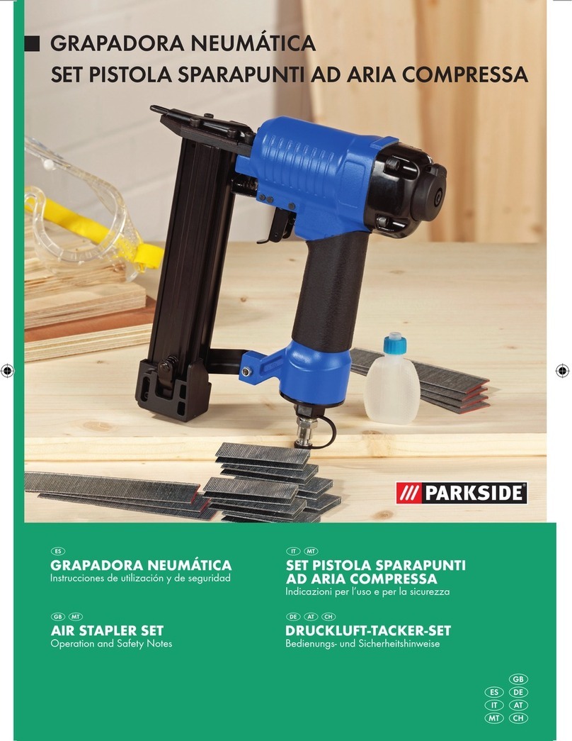 Parkside KH 3041 AIR STAPLER SET Operation and safety notes