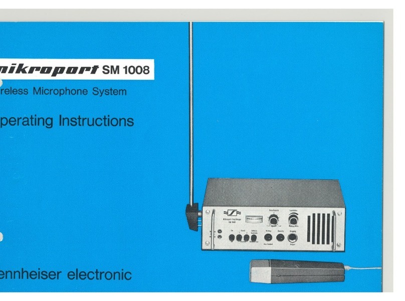 Sennheiser SM 1008 User manual